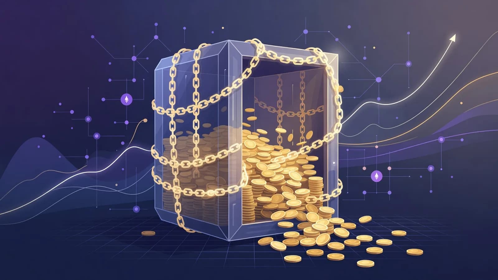 Thumbnail untuk posting blog: Rasio Staking Ethereum Tembus 32%, Mengunci $92 Miliar dalam ETH